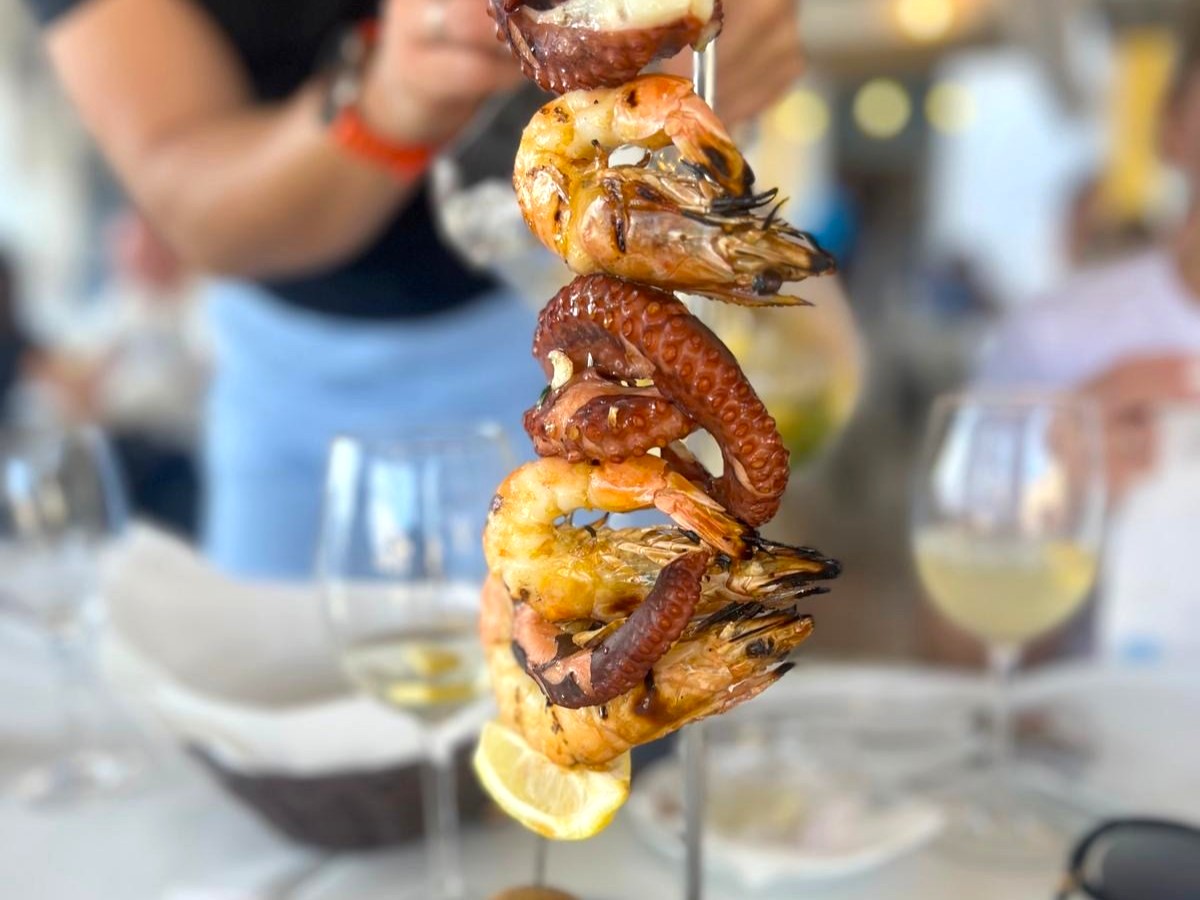 Owoce morza w restauracji